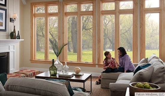 Wood replacement windows are a specialty of Falcon Windows LLC